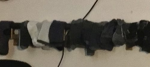 Customer photo review of J.B. Field's 75% Merino Wool Boreal Hiking Socks - NEW DESIGN (DOOR CRASHER)