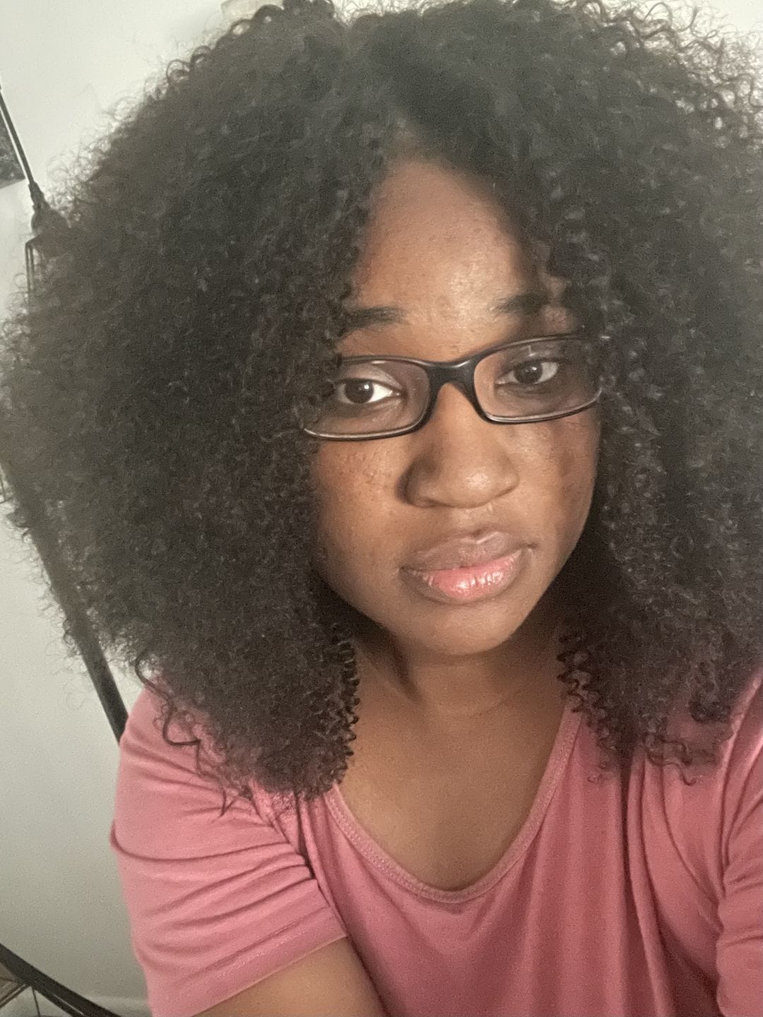 Customer photo review of Nicole Burmese 4A Kinky Curly - InvisiRoot™ Clip-ins (AKA TrueRoot™ Clip-ins)