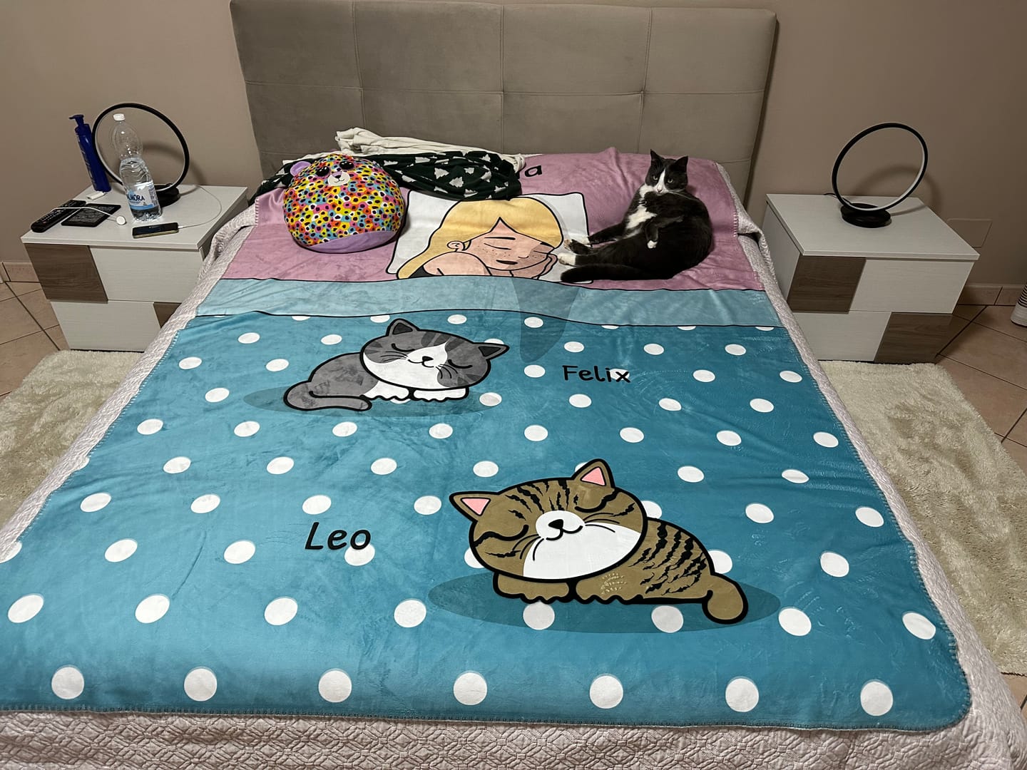 Customer photo review of Tempo di coccole con gli animali domestici (Singolo) - Plaid personalizzato