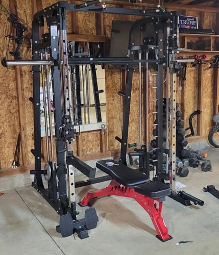 Customer photo review of MAJOR All-in-One Home Gym Smith Machine Spirit B2