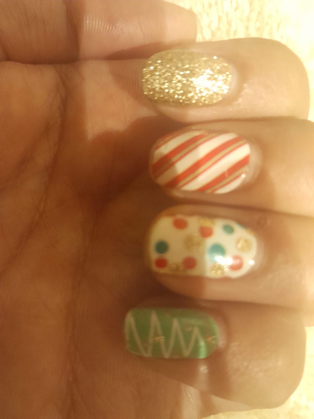 Customer photo review of Tropical Nail | Stickers de Esmalte