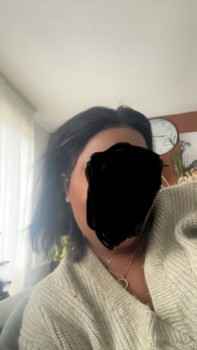Customer photo review of FRANCE Prédécoupé Front lace 13x6" Raide Brun Foncé « prêt-à-porter »
