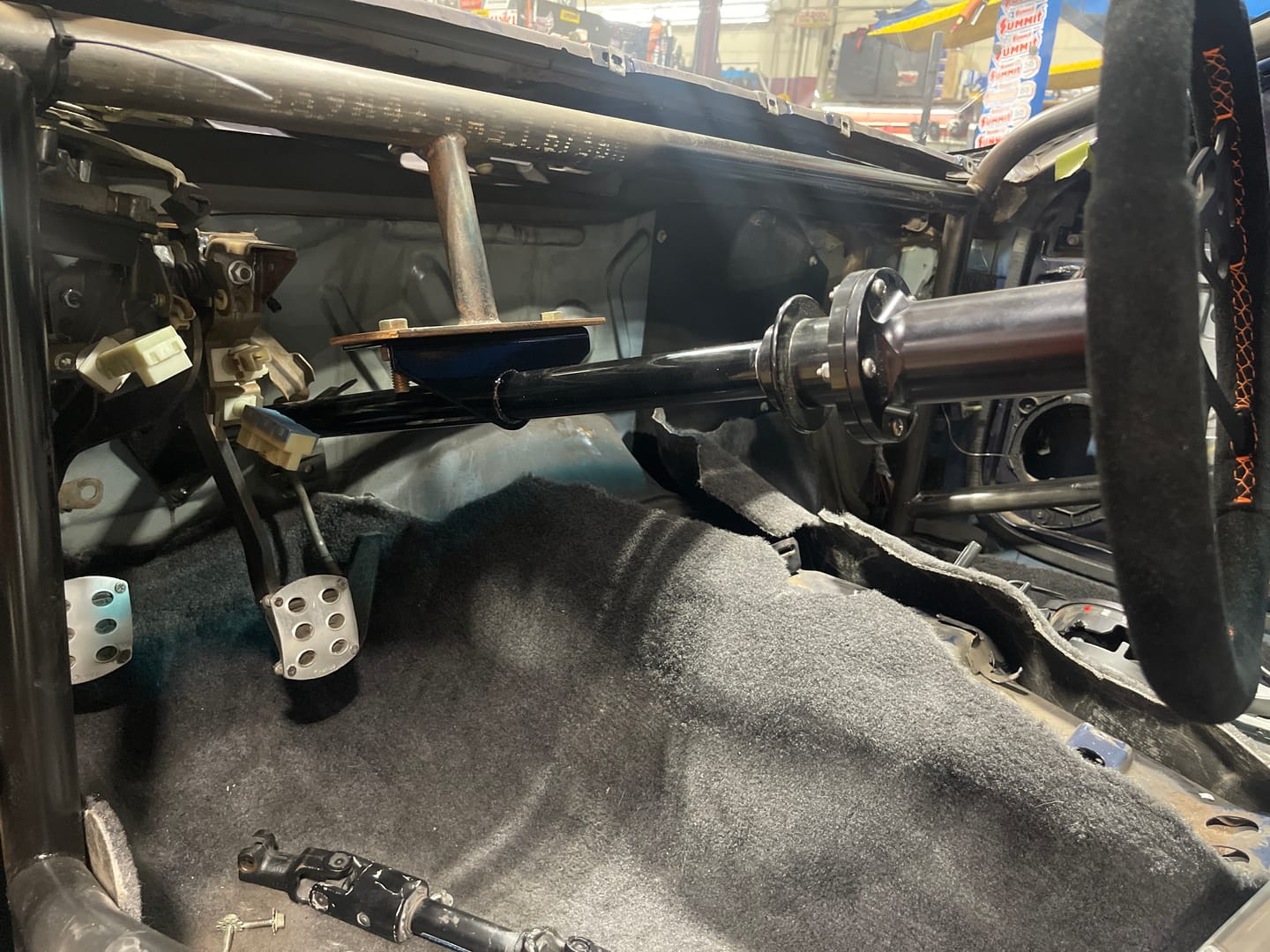 Customer photo review of 1982-2002 Camaro/Firebird F-Body Chromoly Lightweight Steering Column Race Only 15-110