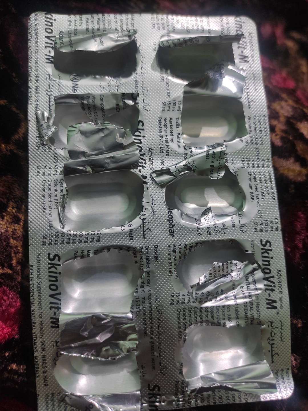 Customer photo review of SKINOVIT-M Nutrional Supplement