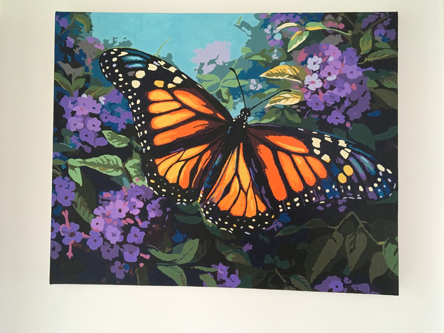 Customer photo review of Monarch Majesty - Paint by Numbers