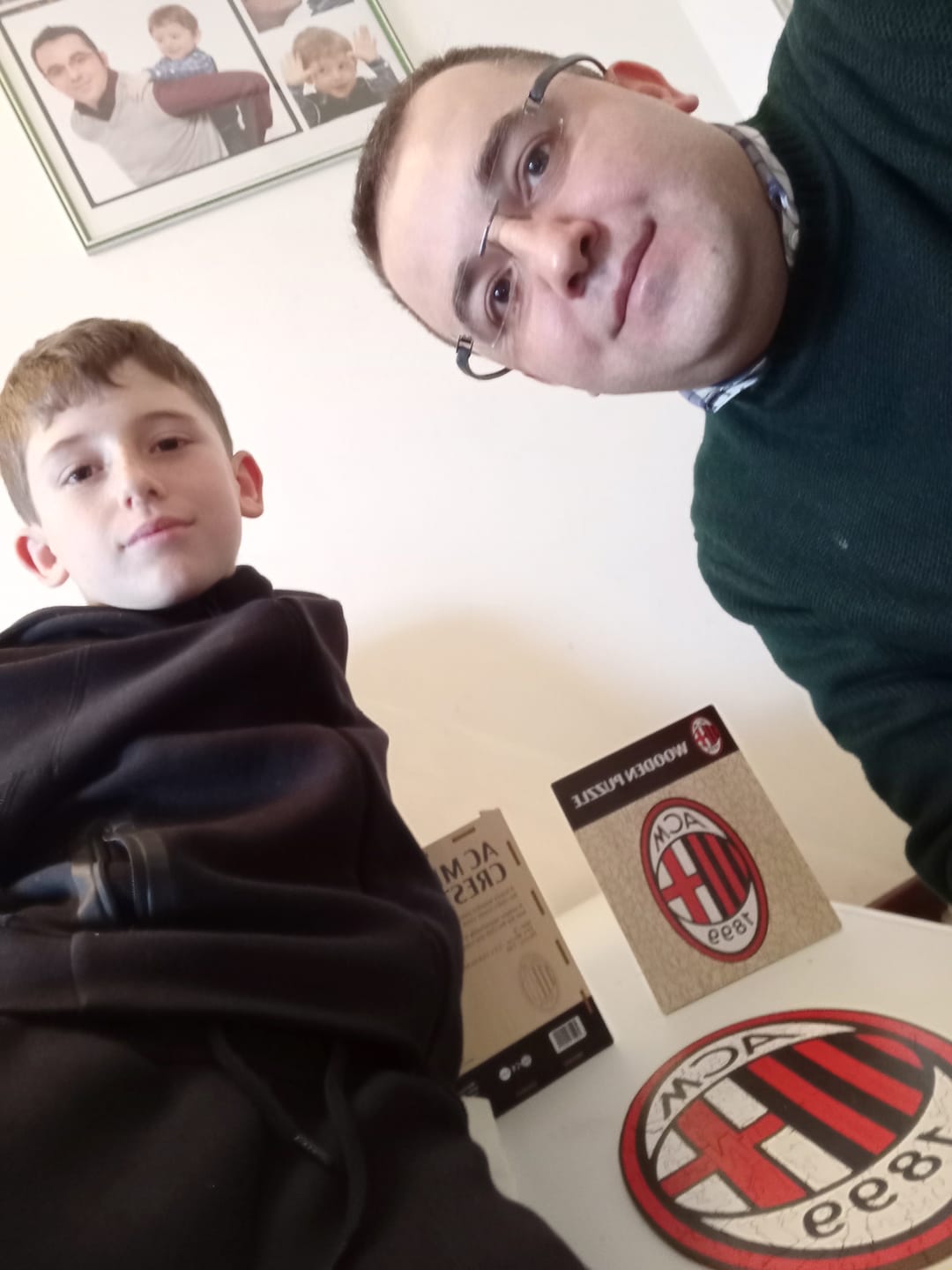 Customer photo review of Logo Milan® - Puzzle di Legno
