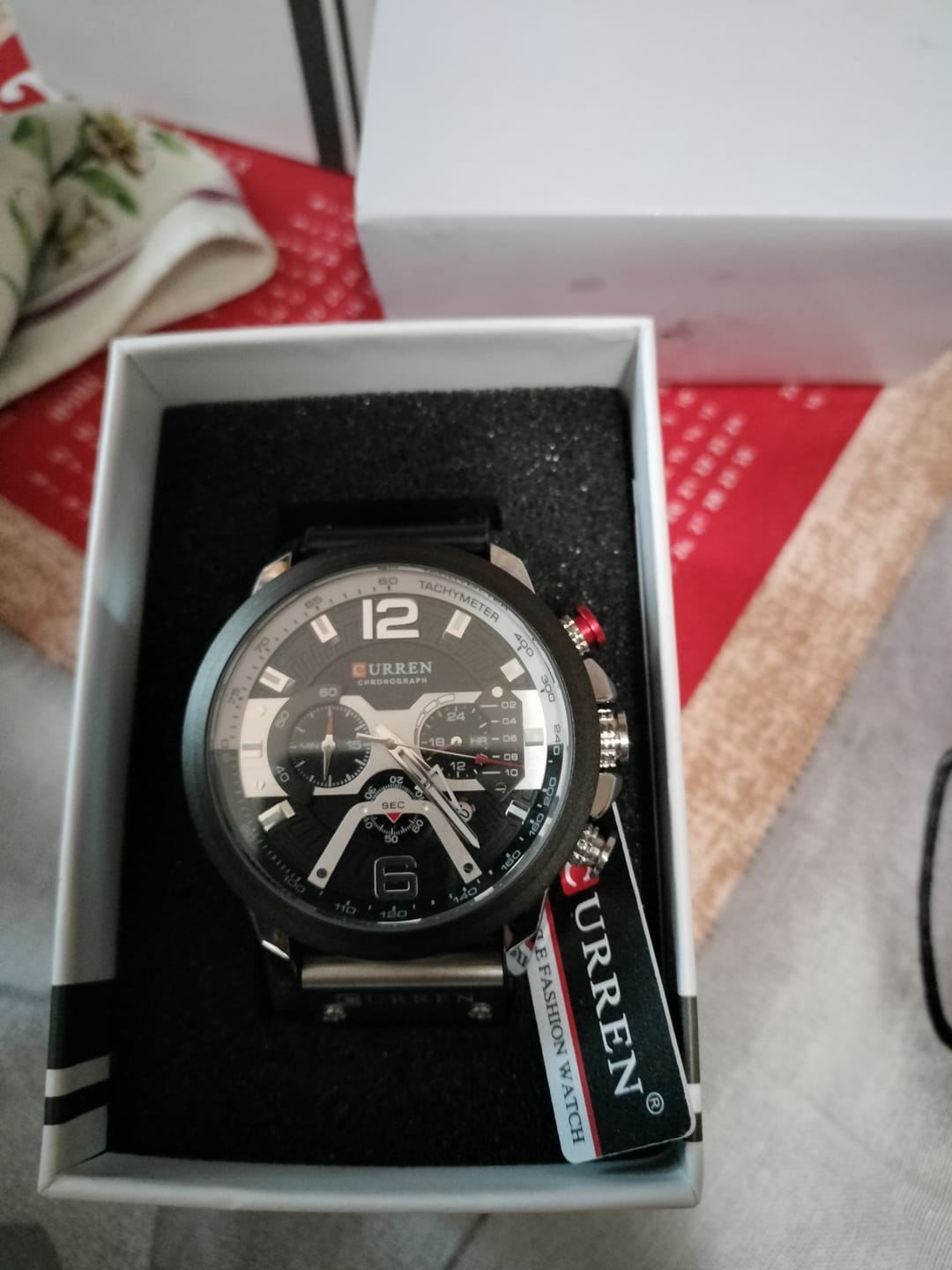 Customer photo review of Curren Galacticos® orologio uomo pelle