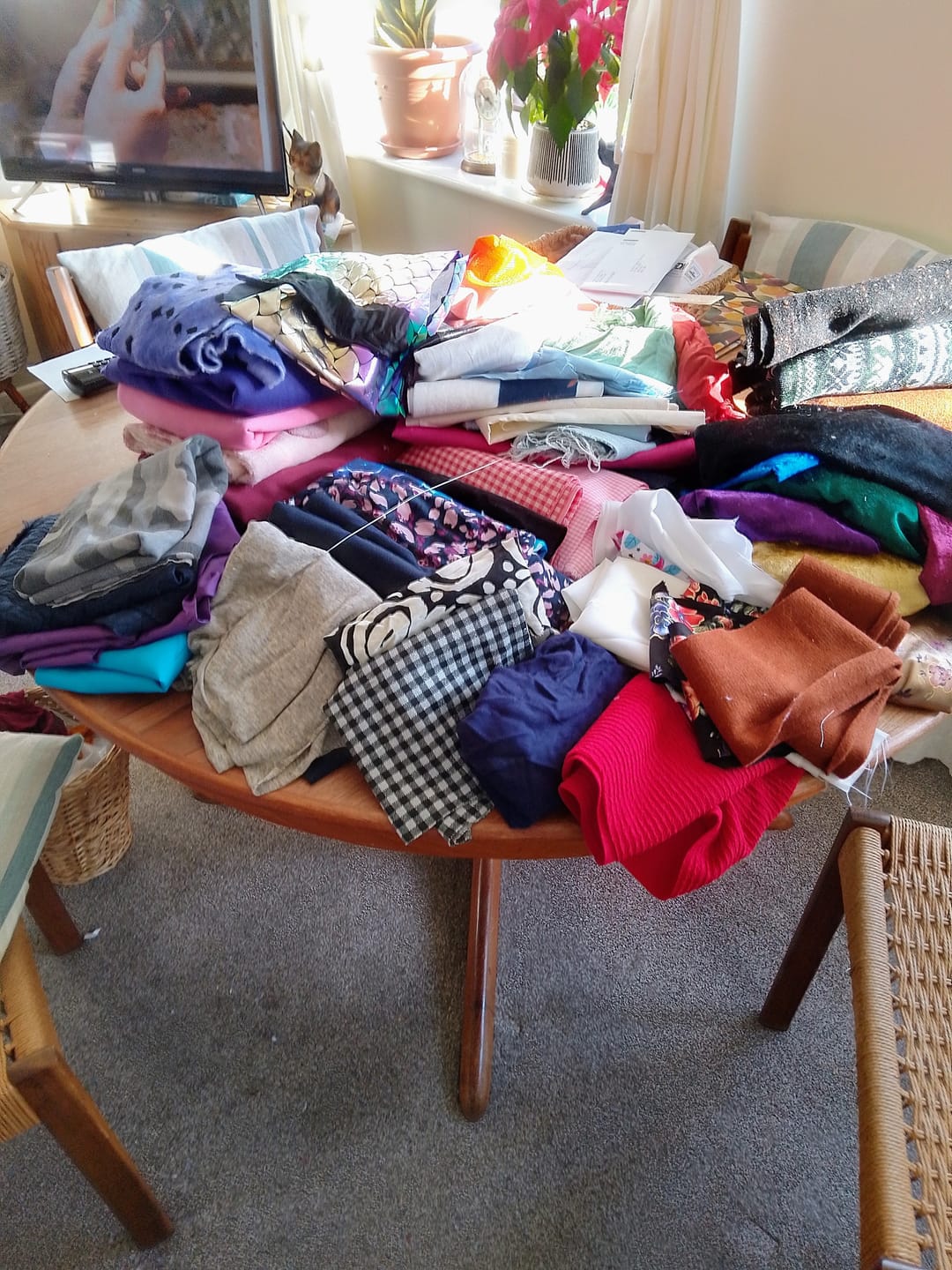 Customer photo review of Mystery Fabric Remnant Box
