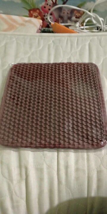 Customer photo review of Tapis pour bac à litière pour chat double couche et imperméable