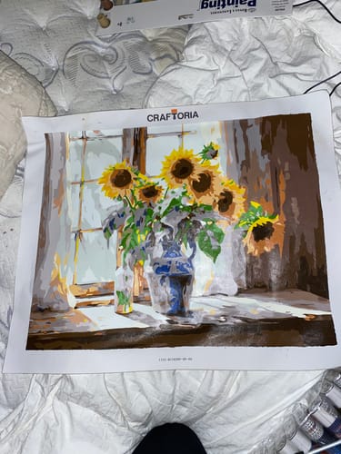 Customer photo review of Sunflowers Window Light