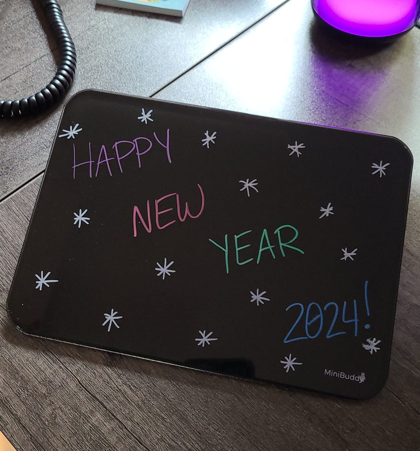 Customer photo review of DeskBoard Buddy Mini