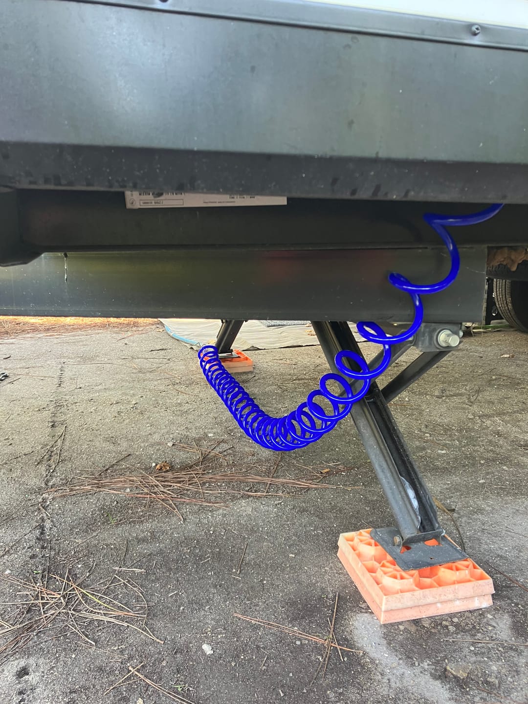 Customer photo review of Ultimate RV Water Hose with Storage Bag