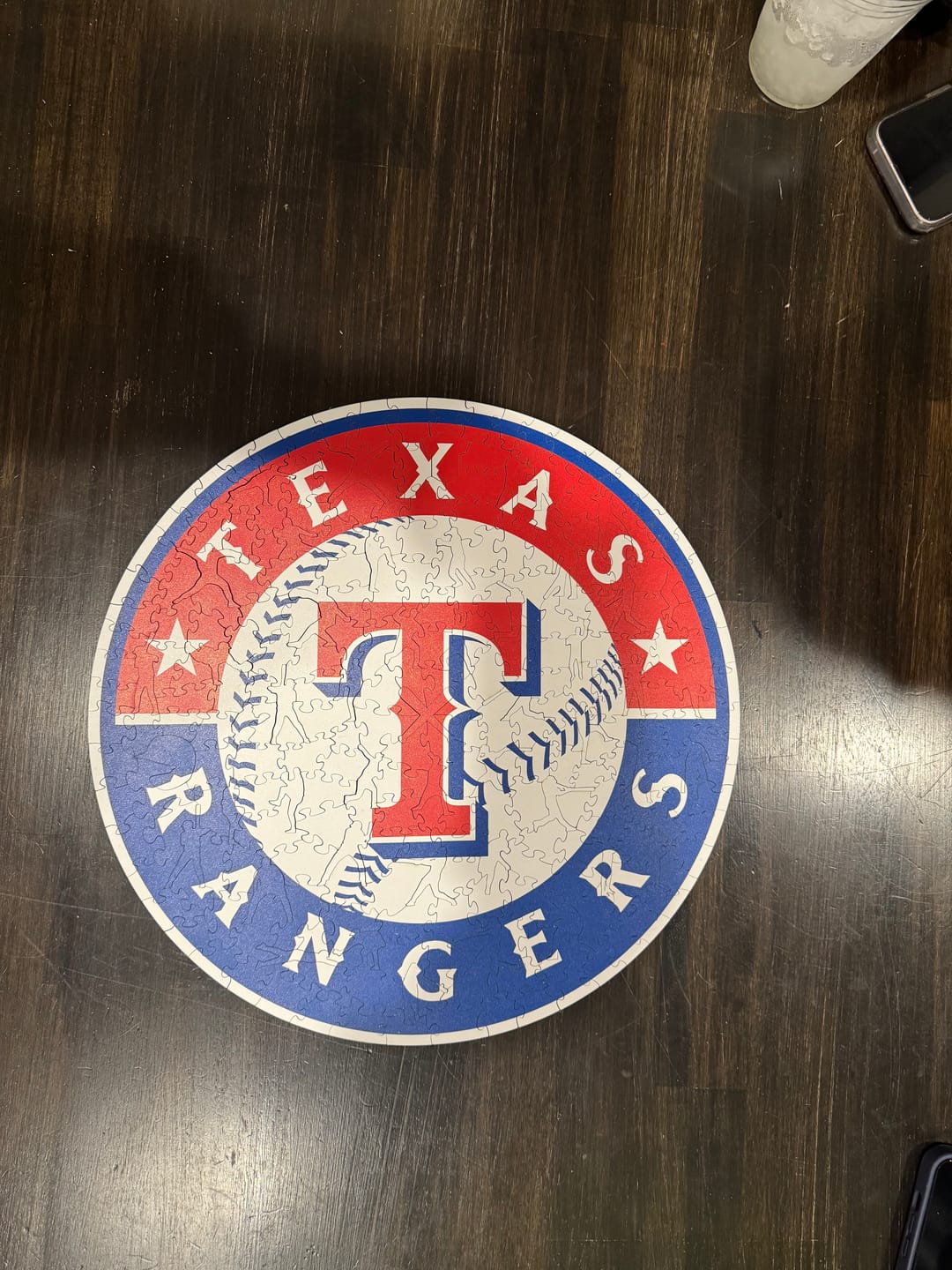 Customer photo review of Texas Rangers™ - Wooden Puzzle