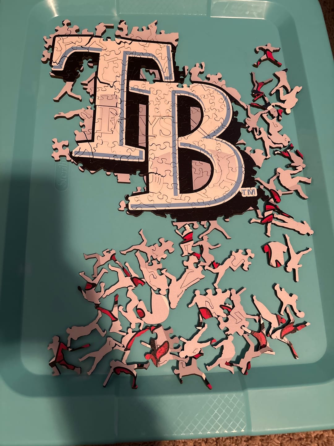 Customer photo review of Tampa Bay Rays™ - Wooden Puzzle