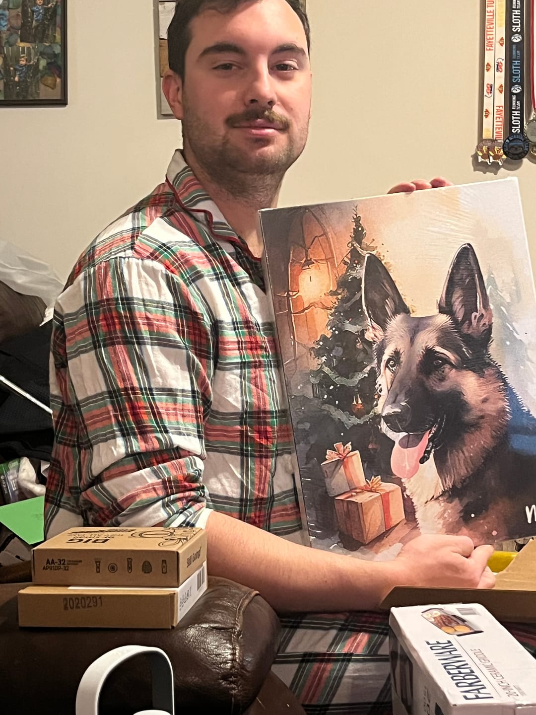 Customer photo review of Custom Pet Portrait