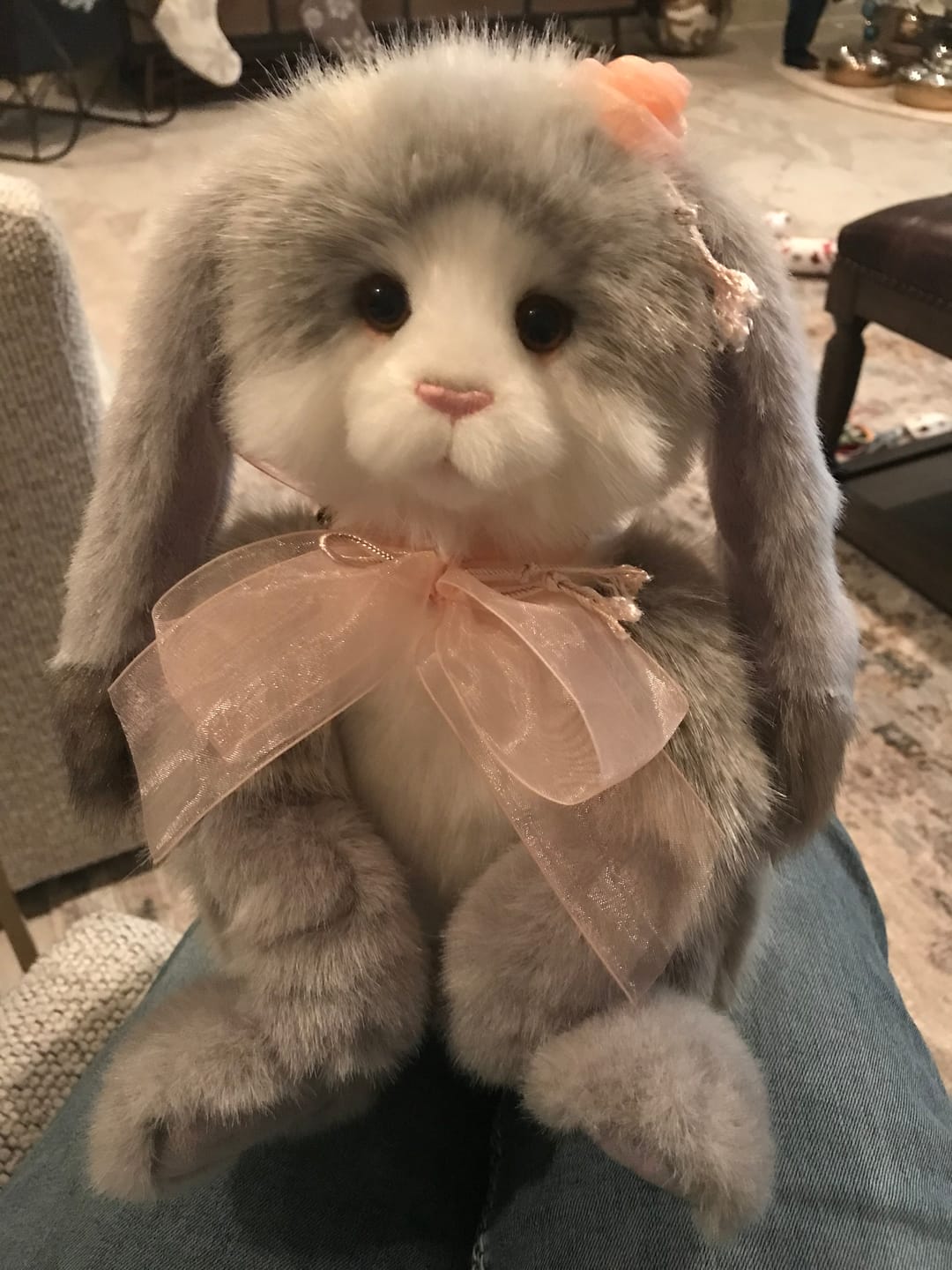 Customer photo review of Snookums Charlie Bear Bunny