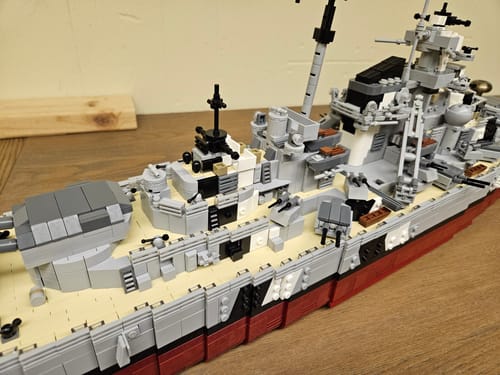 Customer photo review of 1:200 Bismarck 7164pcs