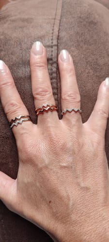 Customer photo review of Bague Ajustable - À ma soeur - Je serai toujours à tes côtés