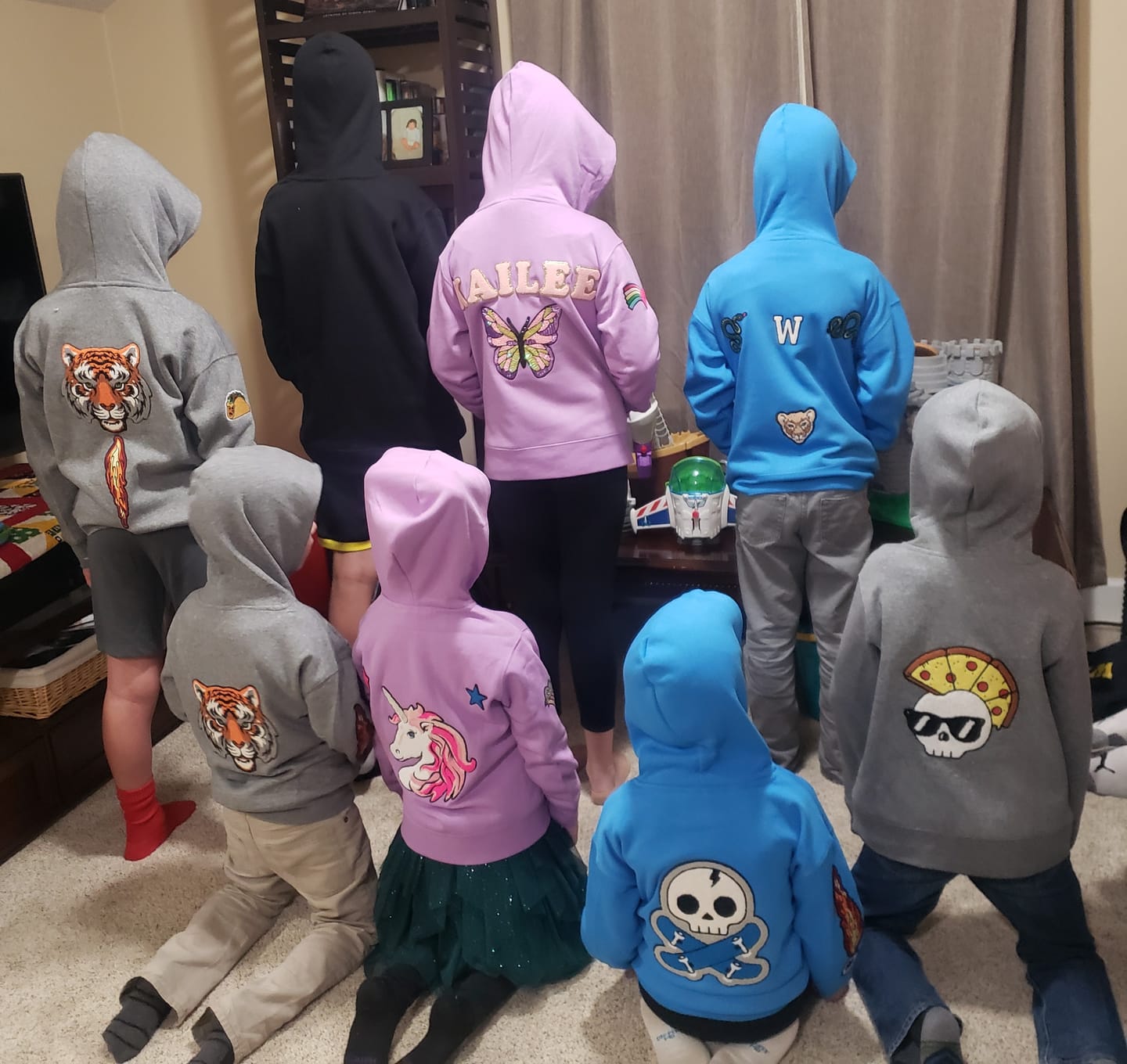 Customer photo review of Kids Zip Hoodie