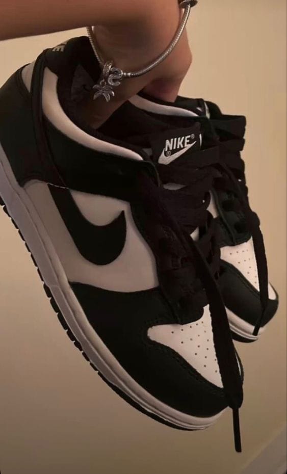 Customer photo review of Nike Dunk Low Retro White Black Panda Women's