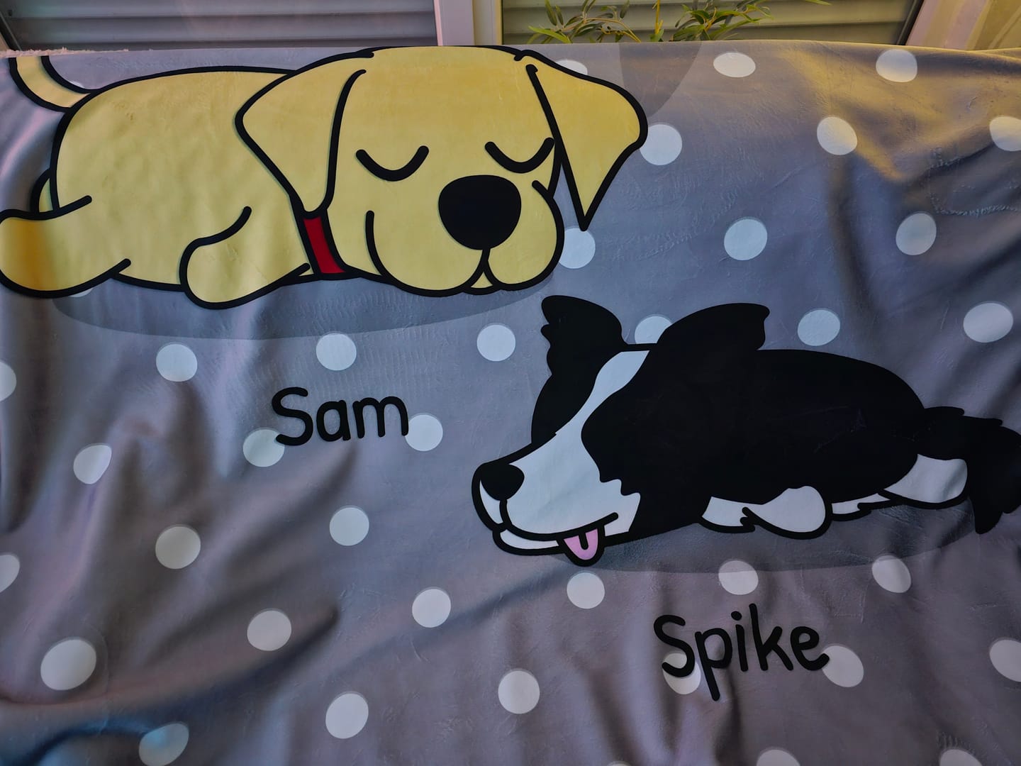 Customer photo review of Kuschelzeit mit Fellnasen Single - Individuelle Decke
