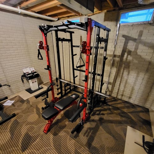 Customer photo review of Major Fitness SML07 All-In-One Home Gym Smith Machine