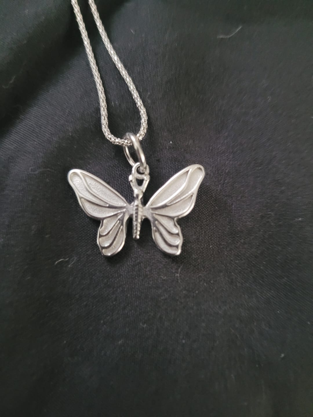 Customer photo review of BUTTERFLY PENDANT
