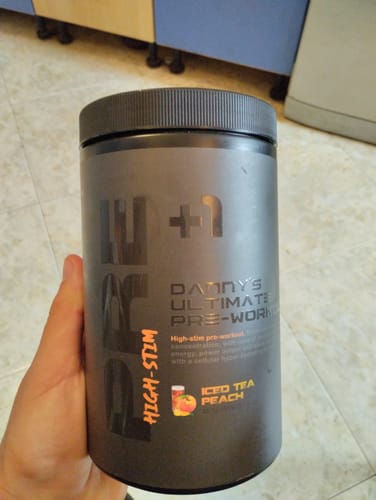 Customer photo review of +1© Danny's Ultimate Pre Workout (high-stim)