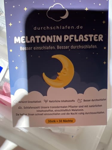 Customer photo review of Durchschlafen - Melatonin Pflaster