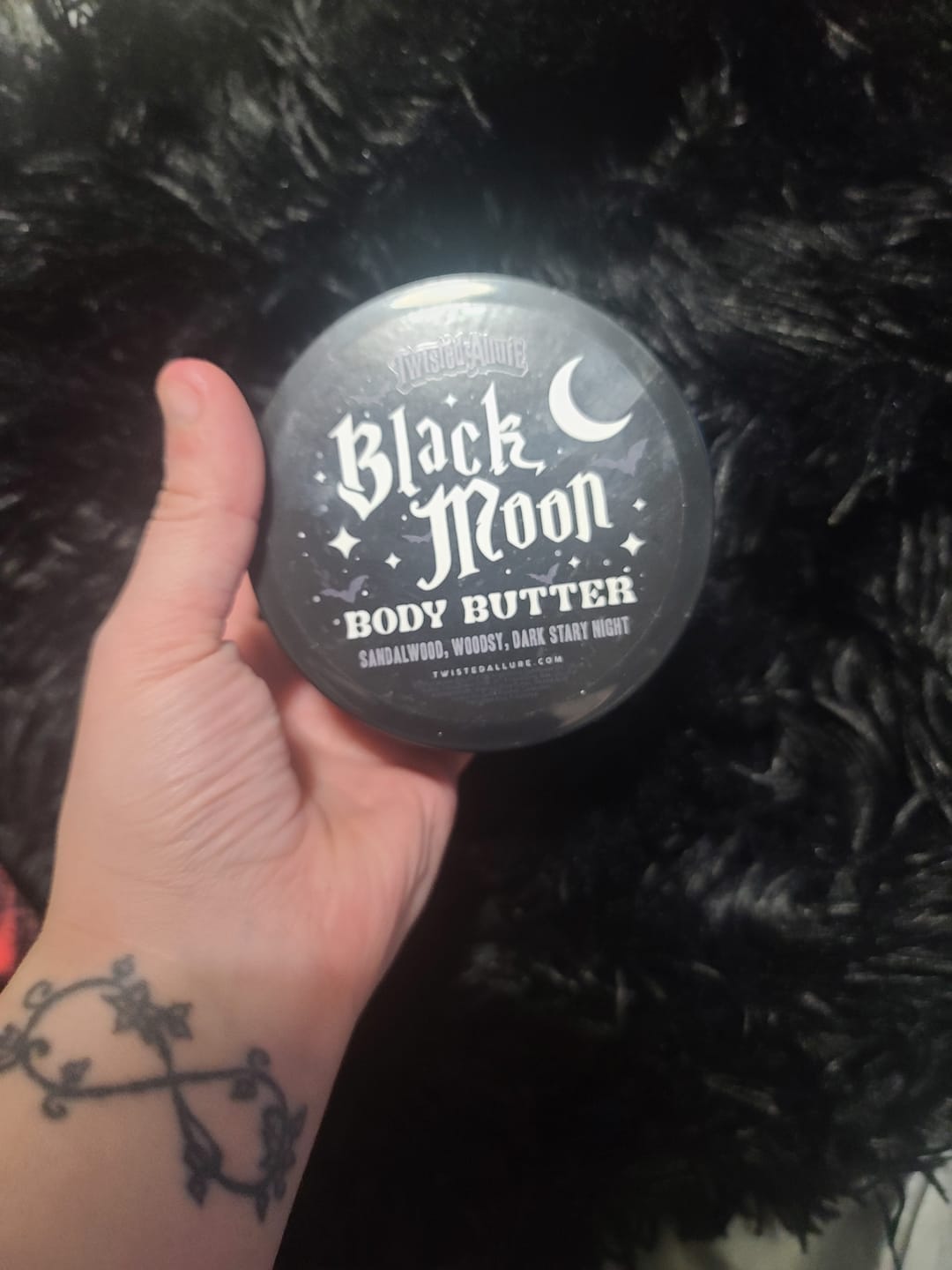 Customer photo review of Black Moon  Body Butter