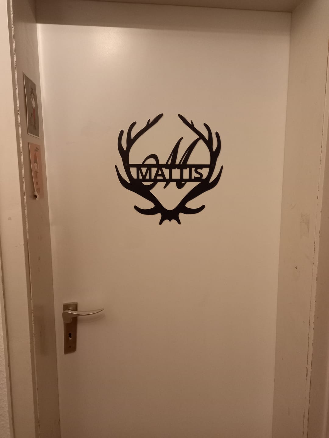 Customer photo review of Monogramm - Hirschgeweih aus edlem Stahl (personalisierbar)
