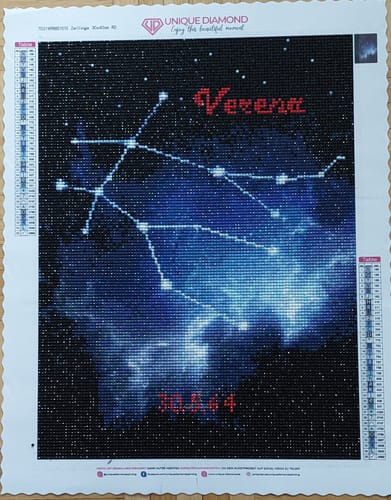 Customer photo review of 5D Diamond Painting Sternzeichen Sternenhimmel
