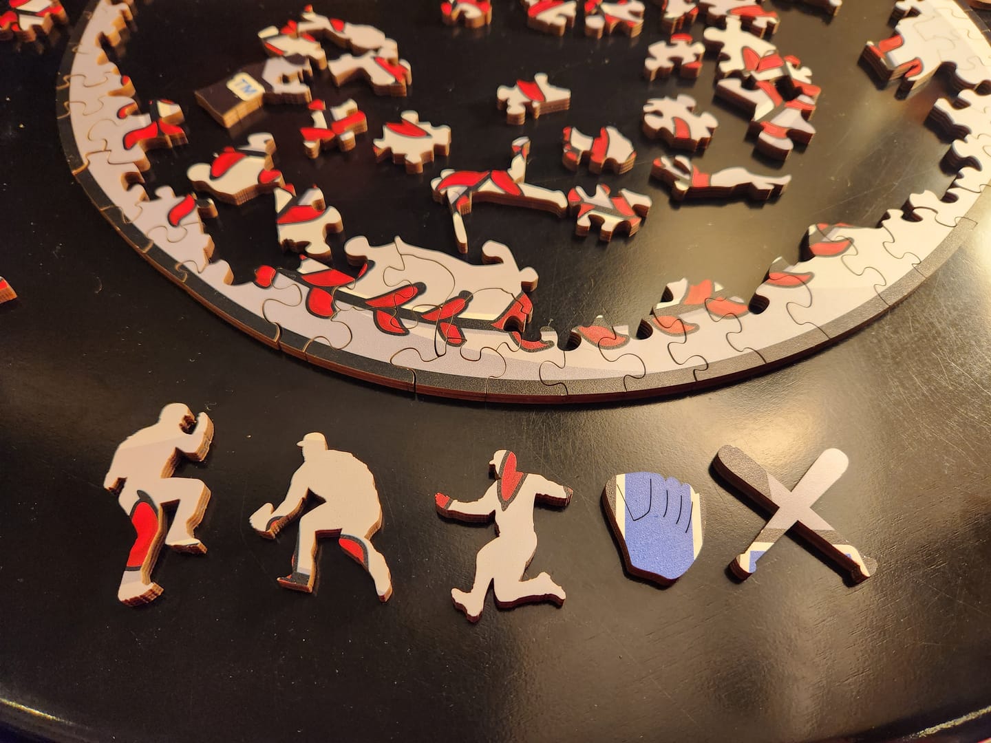 Customer photo review of Los Angeles Dodgers™ - Wooden Puzzle