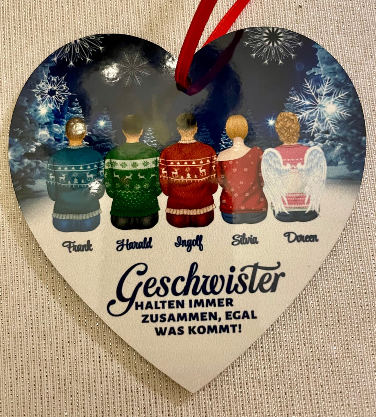 Customer photo review of Weihnachten mit der Familie - Familien-Baumschmuck