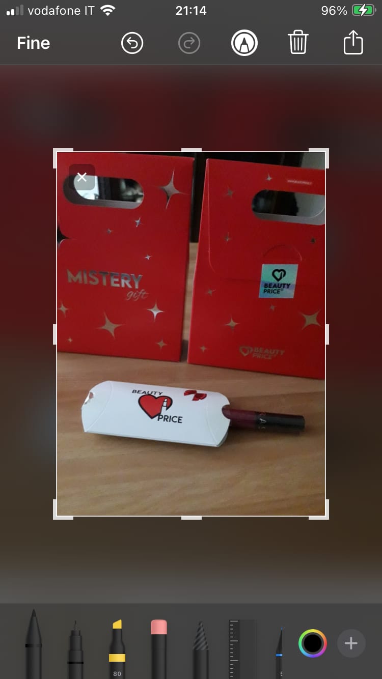 Customer photo review of MISTERY GIFT by Beauty Price® - 5 Prodotti Firmati