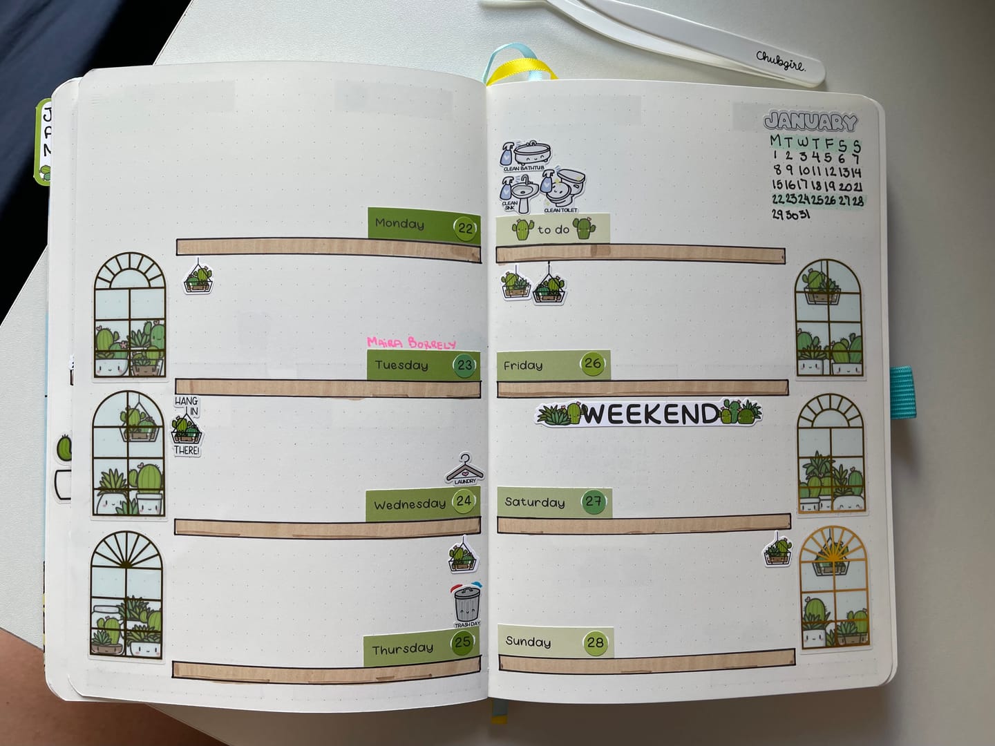 Customer photo review of Cozy Plants Variety Sticker Pack