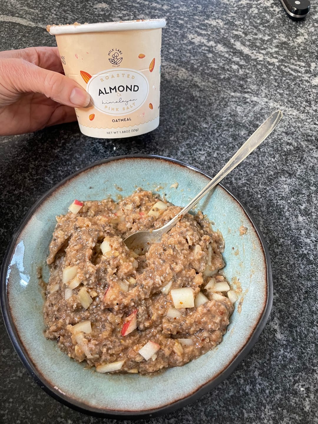 Customer photo review of Banana Nut Oatmeal