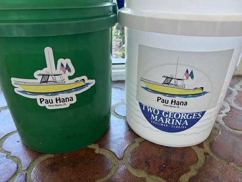 Customer photo review of Custom Digital Boat Artwork