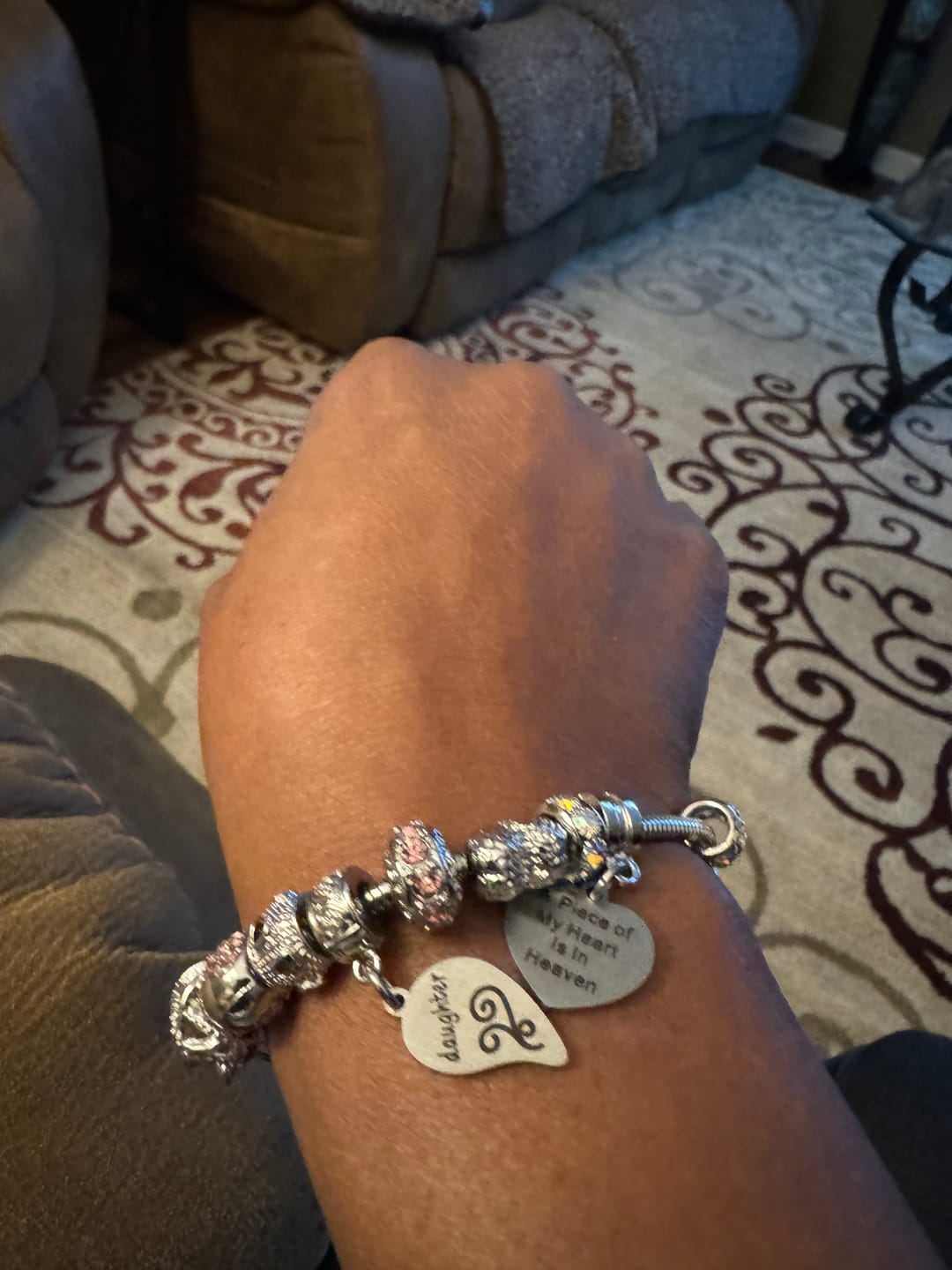 Customer photo review of Piece Of My Heart Bracelet