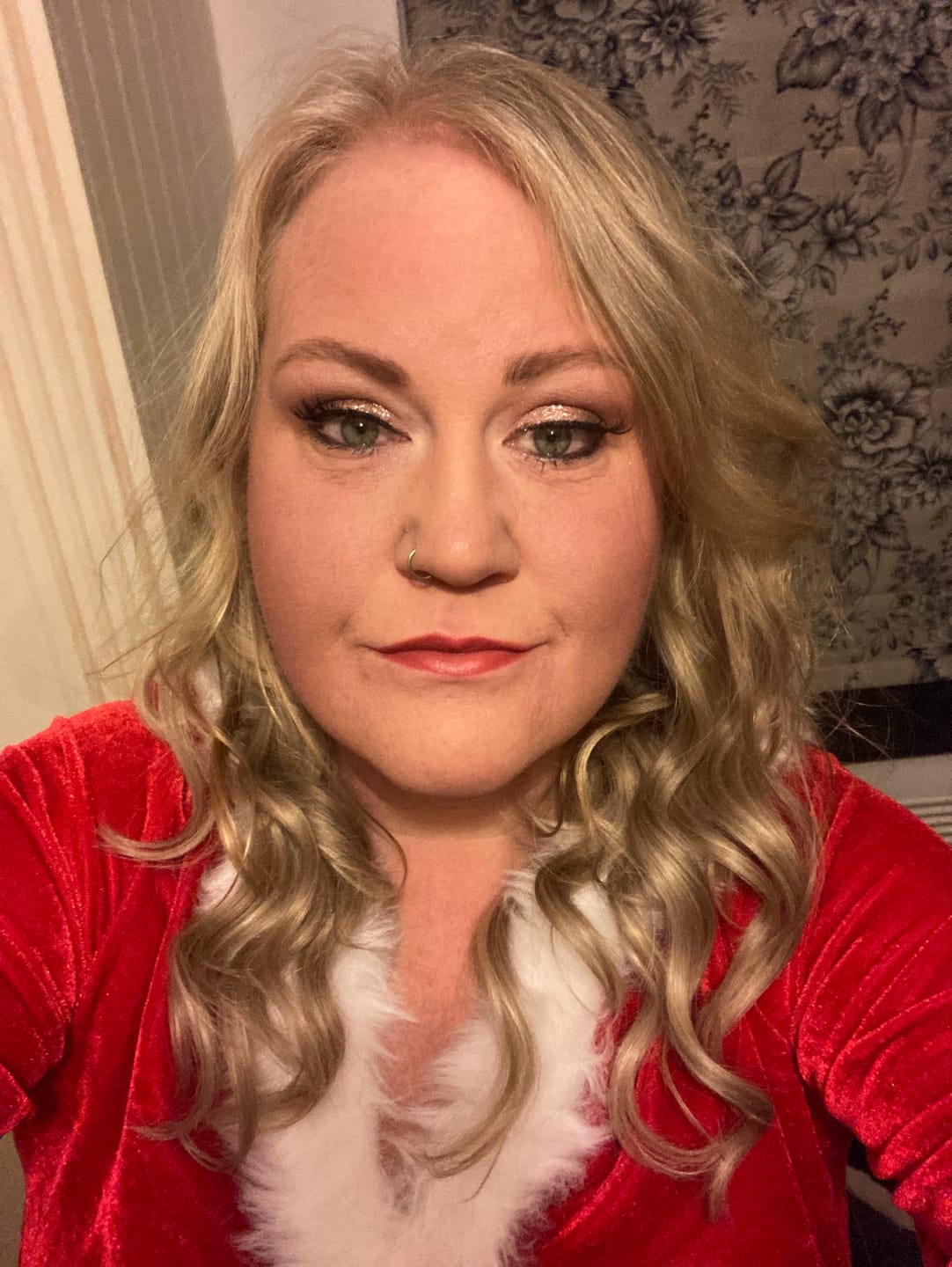 Customer photo review of 14" Seamless Five Piece Clip-in Human Hair Extension (95g)