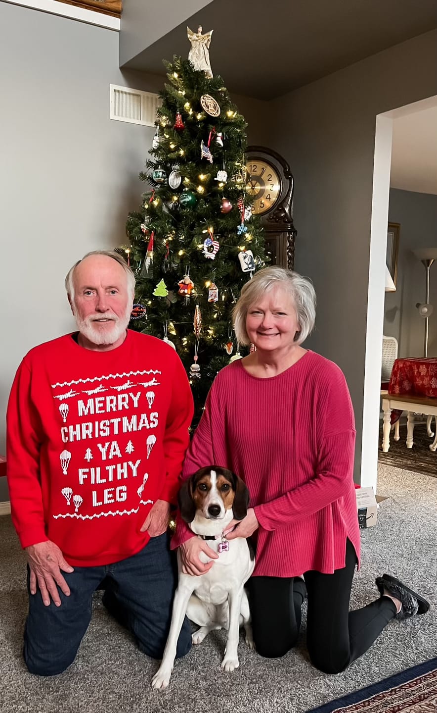 Customer photo review of Ya Filthy Leg Christmas Sweatshirt