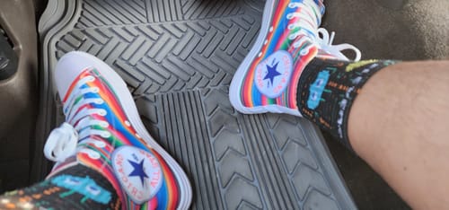 Customer photo review of OG Chicano All Star Serapes ( Black or White Sole ) 2 For 1