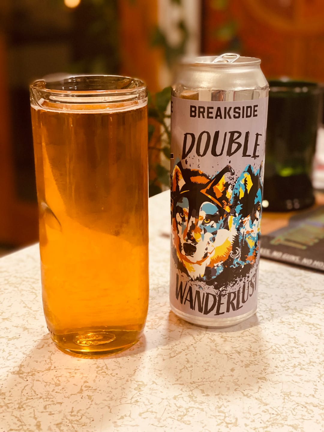 Customer photo review of NEW & Improved Pint Glass