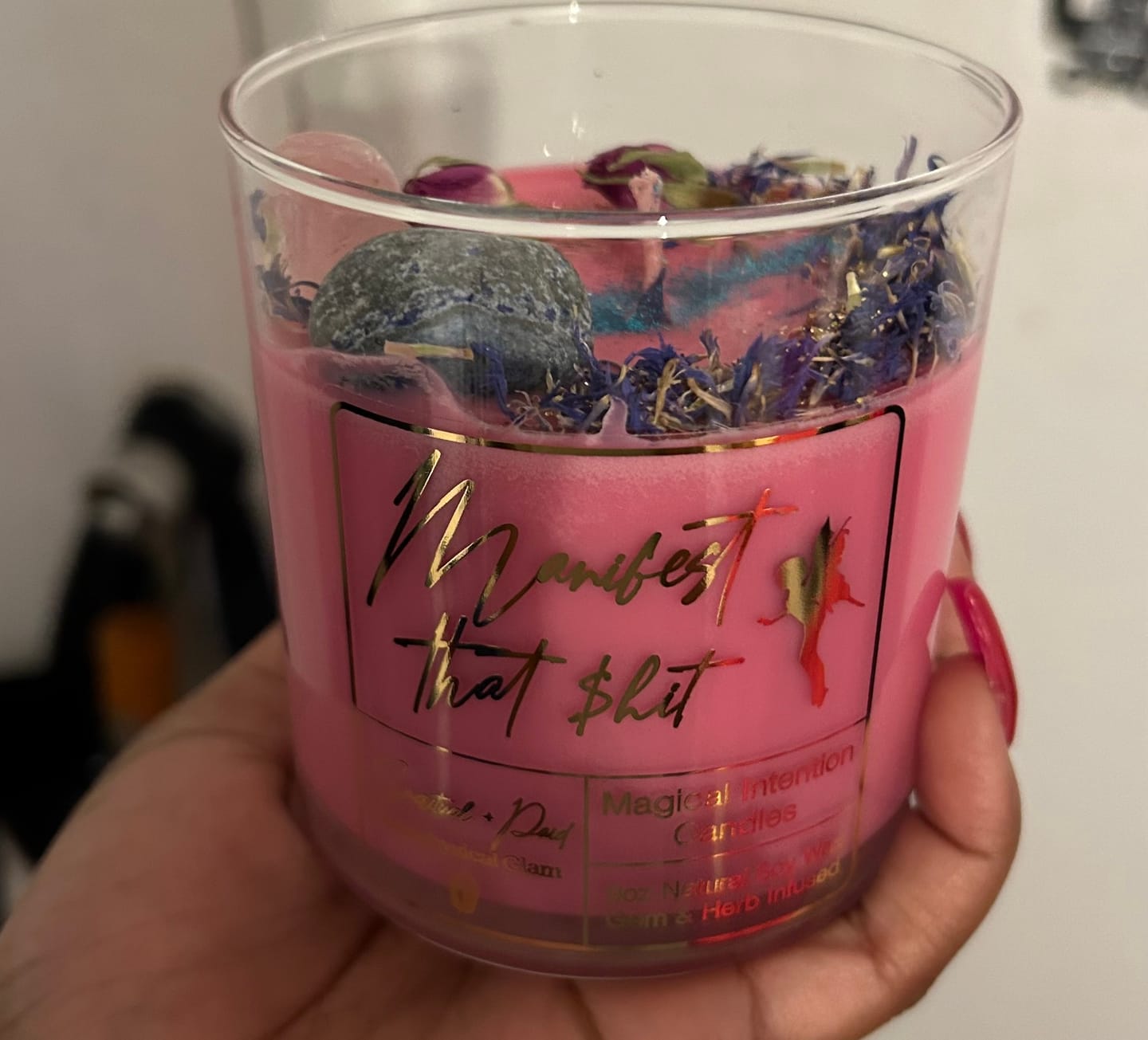 Customer photo review of Manifest that shit  Magical Candle
