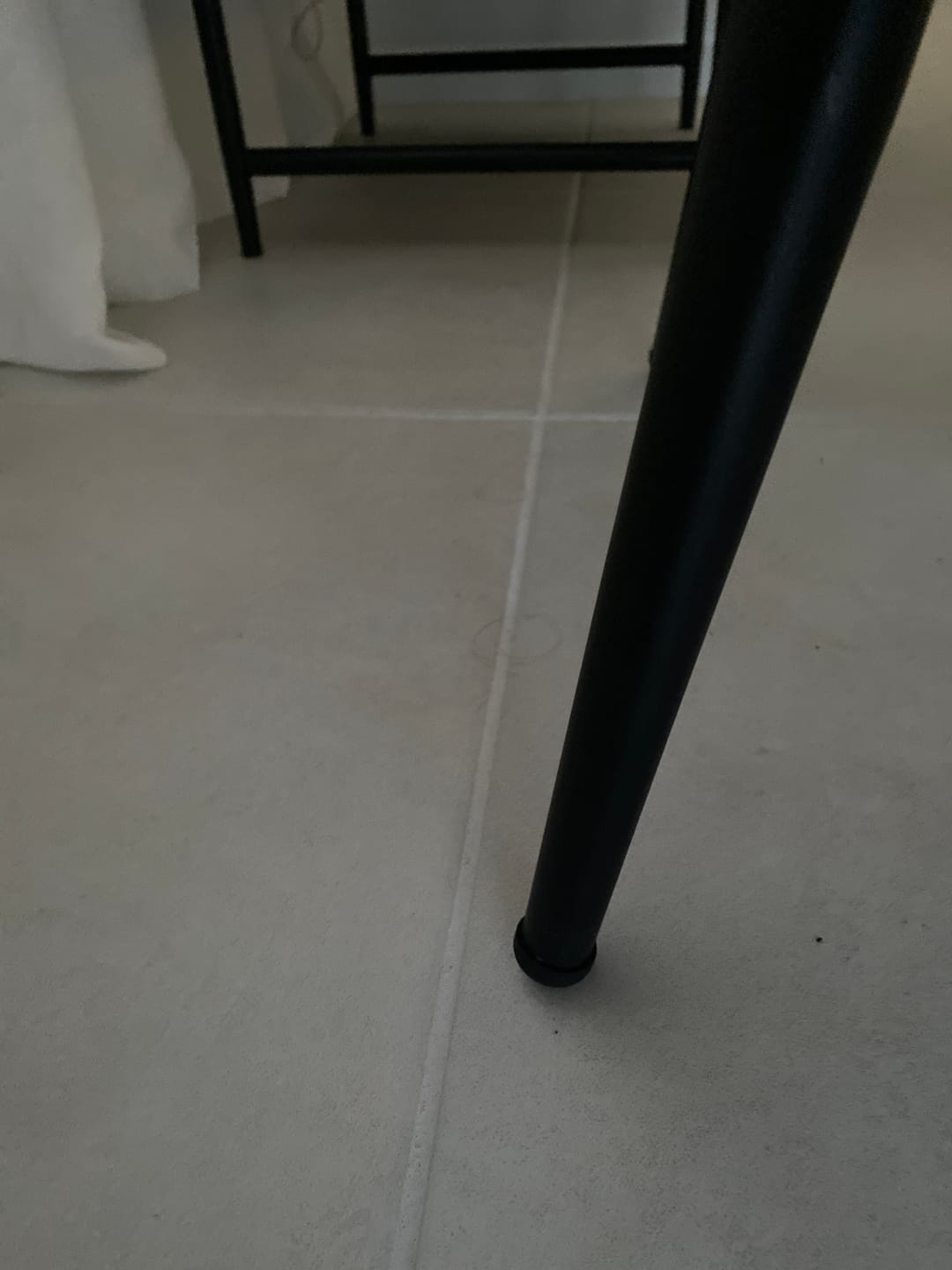 Customer photo review of Internal Domed Stool Leg Protectors | Replacement Caps
