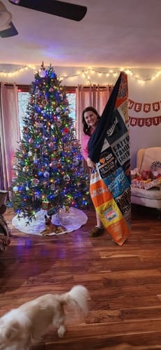 T-shirt quilt by Nicole from IL