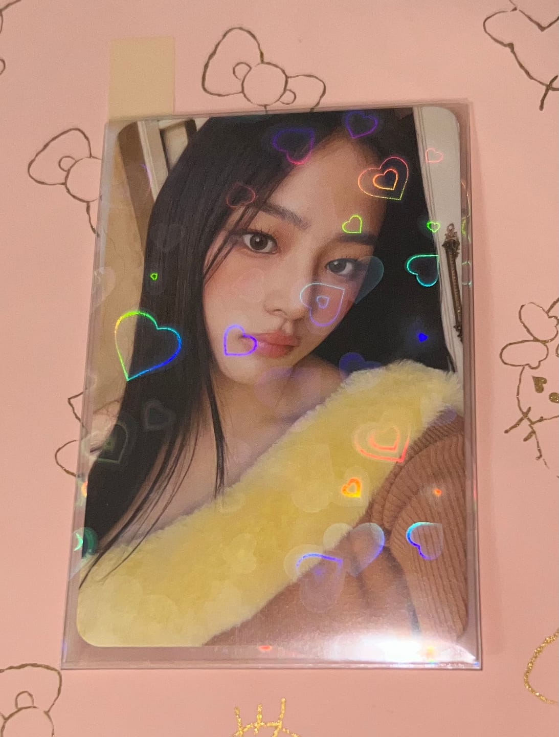 Customer photo review of PREMIUM HOLOGRAPHIC PHOTOCARD SLEEVES - STAR VERSION