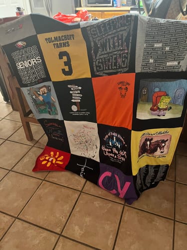 T-shirt quilt from cactus high school by Dana from AZ