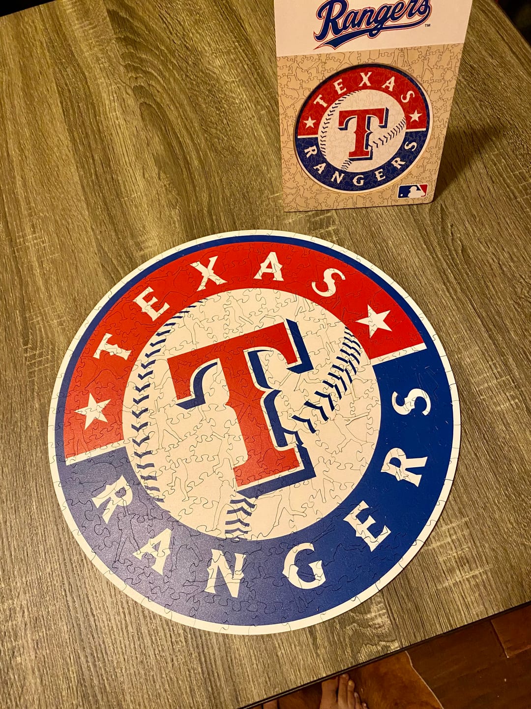 Customer photo review of Texas Rangers™ - Wooden Puzzle