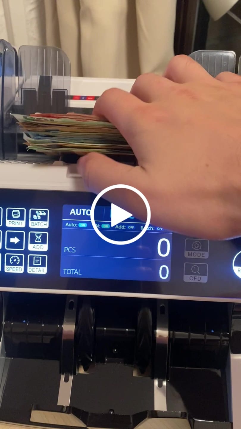 Customer video review of Jubula MV-500 Banknote Value Counter